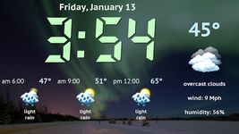 Скриншот 3 APK-версии Weather Night Dock Free