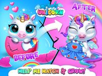 Captura de tela do apk My Baby Unicorn - Cute Rainbow Pet Care & Dress Up 7