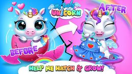 Captura de tela do apk My Baby Unicorn - Cute Rainbow Pet Care & Dress Up 22