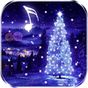 Weihnachtsbaum animierte Hintergrund Icon