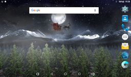 Screenshot 1 di Santa 3D Live Wallpaper apk