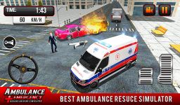 911 구급차 도시 구출 : 긴급 운전 게임의 스크린샷 apk 7