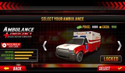 Tangkapan layar apk 911 Ambulance City Rescue: Game Mengemudi Darurat 5