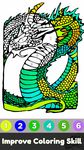 Dragons Color by Number - Animals Coloring Book ảnh số 6