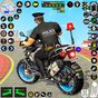 ikon Pengejaran Sepeda Motor Polisi 