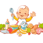 Biểu tượng Baby Led Weaning - Guide & Recipes