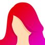 ヘアカラー シュミレーション - 髪 色 変 え る アプリ アイコン
