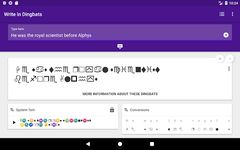 Write in Dingbats: Wingdings translator & keyboard screenshot apk 3