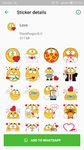 Emojidom ücretsiz emoji çıkartmaları WAStickerApps ekran görüntüsü APK 10