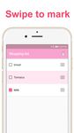 買い物リスト - シンプルな無料のお買い物メモ帳のアプリ のスクリーンショットapk 3