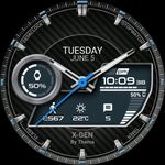 Tangkapan layar apk X-Gen Watch Face & Clock Widget 7