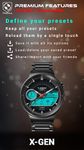 Tangkapan layar apk X-Gen Watch Face & Clock Widget 10