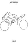 Draw Motorcycles: Sport captura de pantalla apk 2