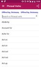Phrasal Verbs Dictionary Offline στιγμιότυπο apk 8