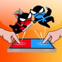 Ícone do Jumping Ninja Battle - Two Player battle Action!