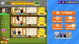 Captura de tela do apk Jumping Ninja Battle - Two Player battle Action! 6