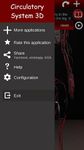 Système circulatoire en 3D (anatomie) capture d'écran apk 15