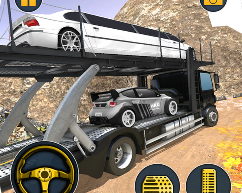 Androidの 車両トランスポータートレーラートラックゲーム アプリ 車両トランスポータートレーラートラックゲーム を無料ダウンロード