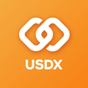 USDX Wallet–monedero blockchain con cripto estable apk icono