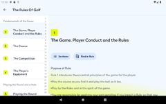 Captura de tela do apk Rules of Golf 2019 12