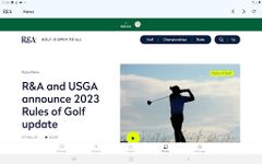 Captura de tela do apk Rules of Golf 2019 22