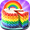 Bolo de unicórnio do arco-íris: jogos de cozinha 