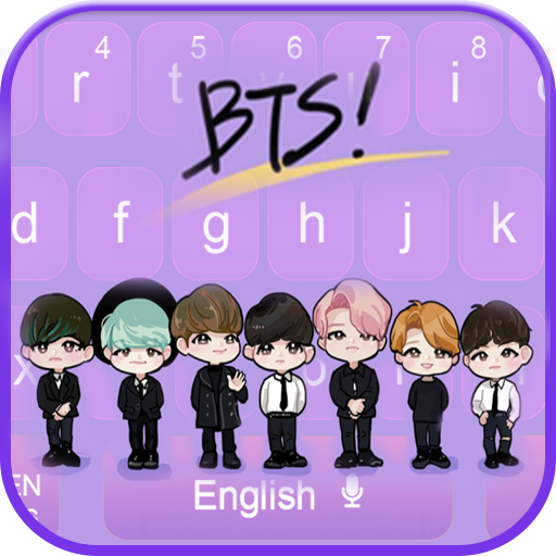 Tải miễn phí APK BTS Band Keyboard Theme Android