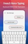 Français Anglais Text chat traducteur clavier capture d'écran apk 