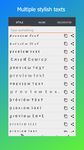 Stylish Text captura de pantalla apk 2