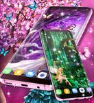 Forest fairy magical night live wallpaper screenshot apk 2