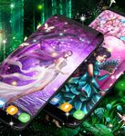 Forest fairy magical night live wallpaper captura de pantalla apk 16