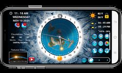 Flat Earth Sun & Moon Clock zrzut z ekranu apk 6