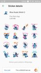 ภาพหน้าจอที่  ของ Cute Blue Koala Stitch Stickers for WhatsApp