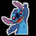 Screenshot 1 di Cute Blue Koala Stitch Stickers for WhatsApp apk