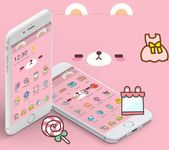 Gambar Pink Cute Cartoon Bear Theme 