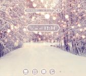 キレイな壁紙アイコン 雪の降る道 無料 のスクリーンショットapk 3