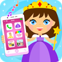 Ícone do telefone do bebê princesa - jogos de princesa