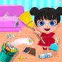 Little Girl Home Cleaning Messy House apk icon