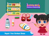 Little Girl Home Cleaning Messy House image 14