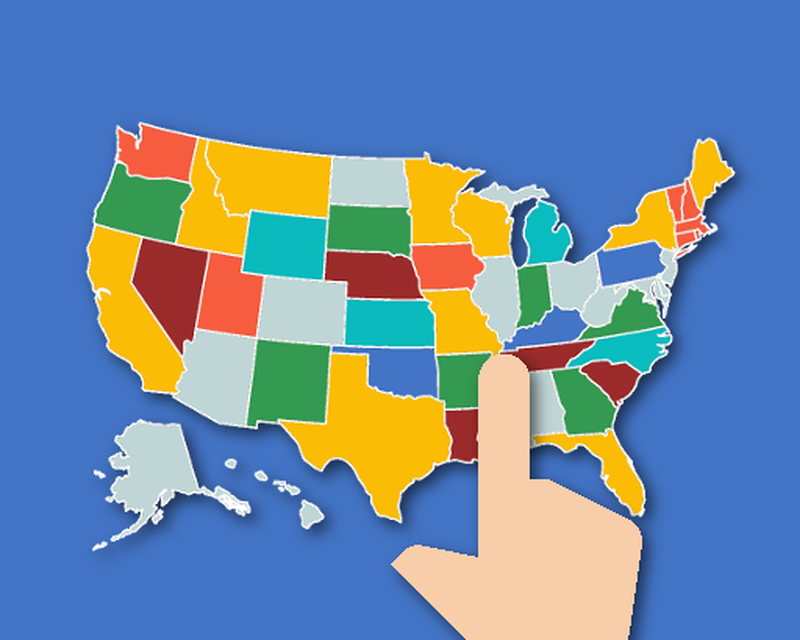 Us Map Quiz 50 States Quiz Us States Quiz Apk Free Download App For Android