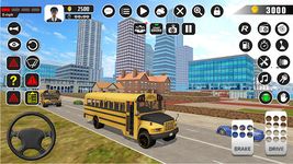 Ciudad Colegio Autobús Entrenador 3d captura de pantalla apk 9