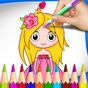 Princess Coloring Book & Drawing Book For Kids Simgesi