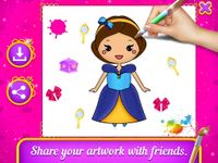 Скриншот 2 APK-версии Princess Coloring Book & Drawing Book For Kids