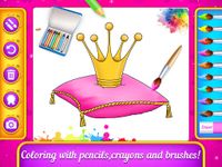 Скриншот 1 APK-версии Princess Coloring Book & Drawing Book For Kids