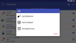 Captură de ecran Pill Reminder - Medication Tracker with Alarm apk 1