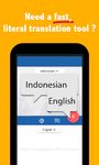 Tangkapan layar apk Indonesian English Translator 
