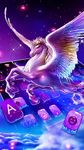 Nouveau thème de clavier Dreamy Wing Unicorn capture d'écran apk 1
