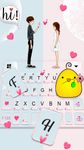 Sweet Couple Love Keyboard Theme image 2