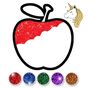 Icono de Juego de frutas para colorear para niños