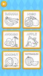 Fruits Coloring Game & Drawing Book - Kids Game ekran görüntüsü APK 5